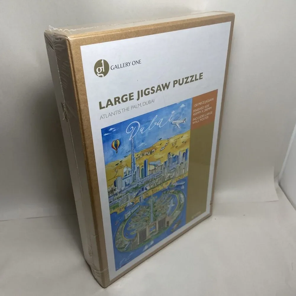 Dubai Large Jigsaw Puzzle 120 Pc With Wall Poster Sealed
